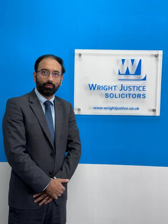 Miss Sarah Ali , wright justice solicitors 